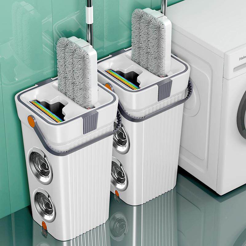 刮乐懒人拖刮把家用一拖净拖布免手洗MCB两平拖瓷地砖干湿用