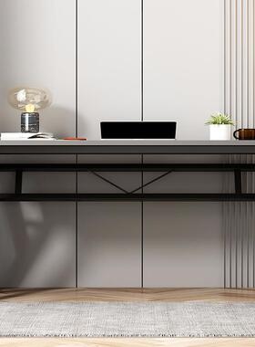 轻奢台式电脑桌家用现代简约办公桌子60955生书卧室学电学习写桌