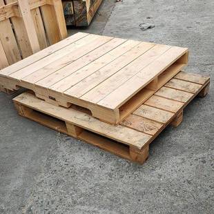 四面进板叉合木托盘木制托盘免垫TWT熏蒸木卡板木栈板仓光胶伏托