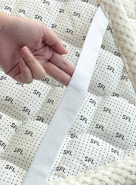 冬天毛地毯暖桌垫客上厅爬垫毯子卧室防滑棉垫可机洗奶油90143爬