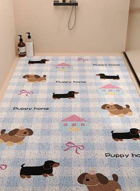 PV防C浴室通圈OUC浴室垫淋浴房卡镂丝空防滑脚垫儿童孕妇洗澡摔地