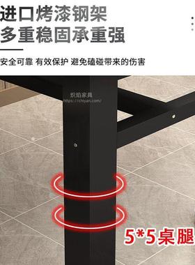 厅用餐椅长方形餐桌组合家用餐早家餐店小吃店快餐店专桌EBQ用餐