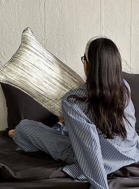 长条抱12770枕高端靠日系头全棉床靠枕夹腿抱枕腰飘窗3枕5*90cm含