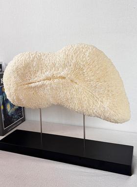 珊瑚摆件新中式海M1090件印象轻奢装摆样板间店售楼处玄饰关家居