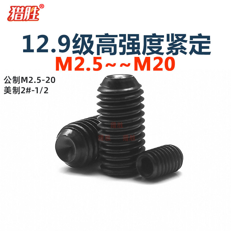 DIN91640Cr发黑内六角紧定螺钉