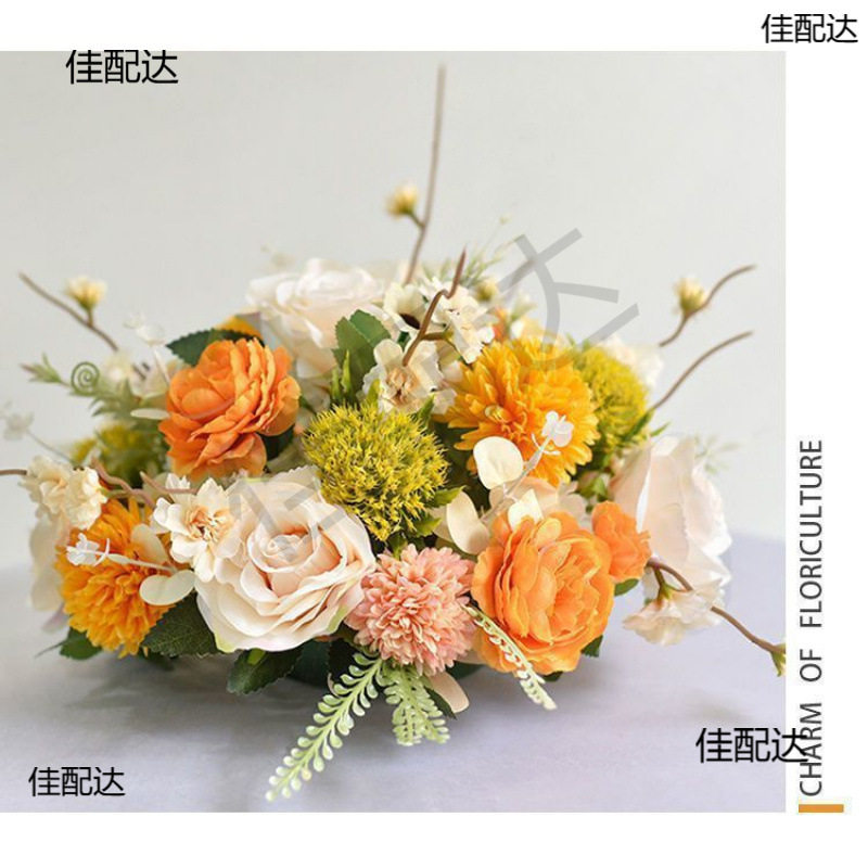 新款婚庆仿真花床头餐桌装饰