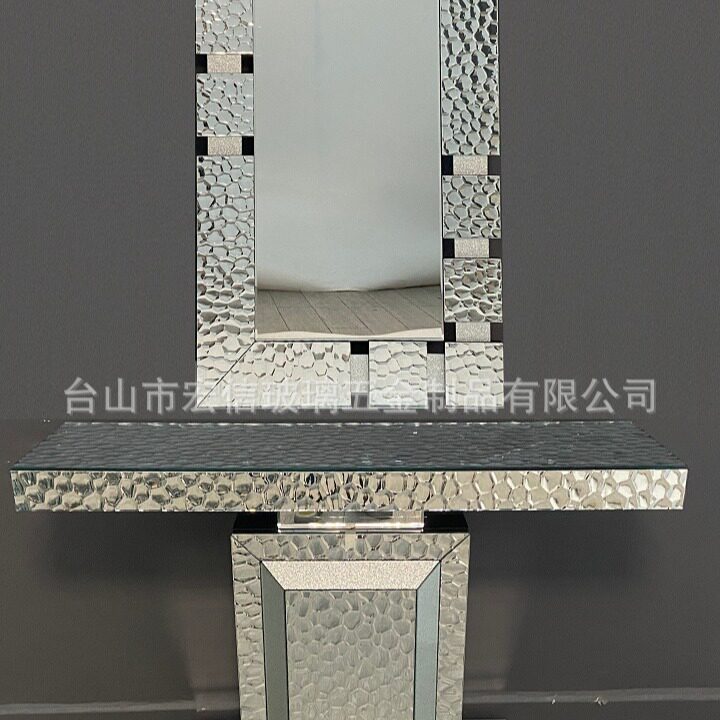高档现货压花玻璃镜面马赛克