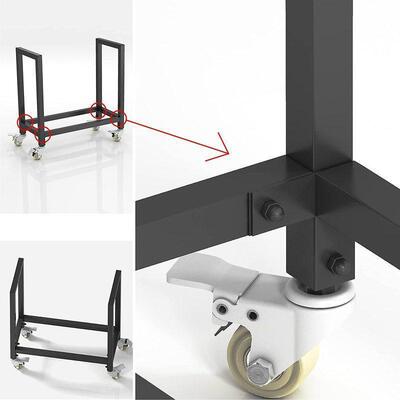 简约柴火柴架室内室外涂层钢架饰重型装火CHJ-1542架储木架置物可