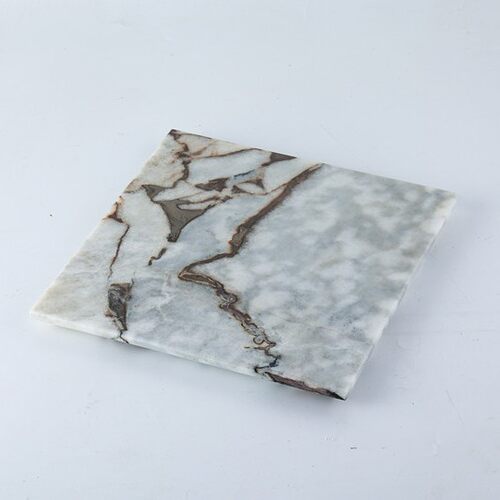 天然大理石托盘长方形果盘桌面收纳盘浴室置物盘浴室洗漱台