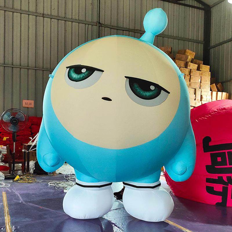 充气蛋仔模型商场销活充气蛋仔动户外美陈装饰布置创意个营性定气