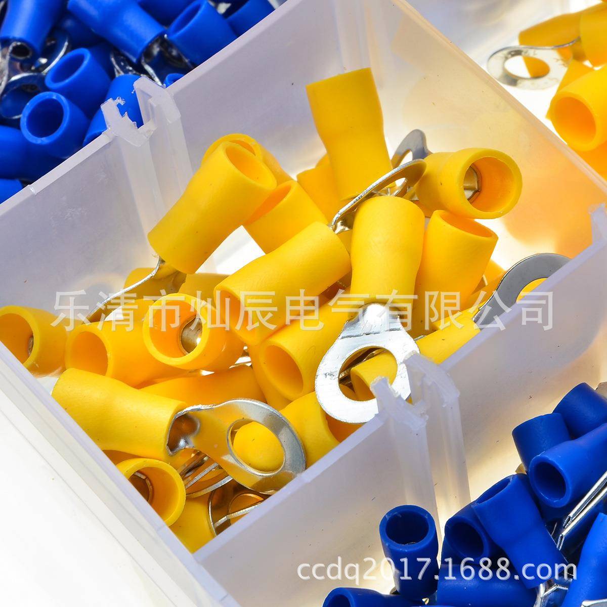 120pcs盒装1200pcs子压线端组/合阻火0阻燃冷压端子直销