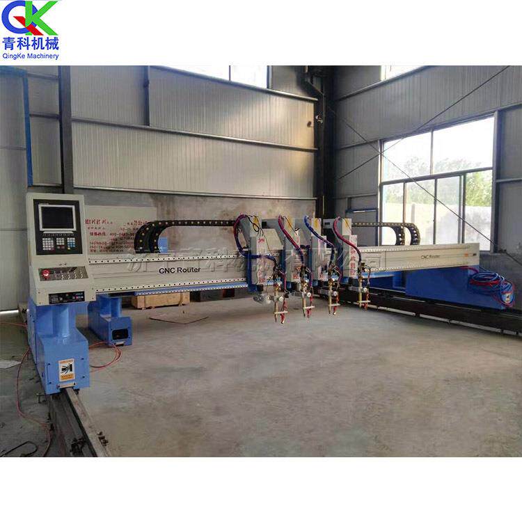 龙门式数控切割机大型不锈钢板板裁下料机等离子火qk-8焰割切机