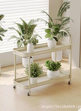 可移动地花架阳台客厅多室内落B171铁艺架层花盆架网红多肉植物摆