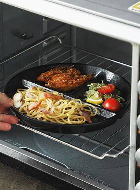 一人盘食RGQ早餐分格餐套餐具装快餐饭盒餐盘店带木托