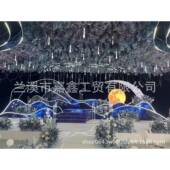 婚水庆道具珠帘晶摆件装 饰韩式 婚礼舞台铁艺布架子场景现场置UEY
