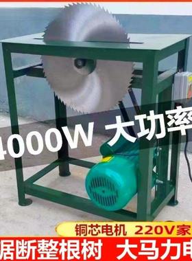 2DNZ工025新款小型台锯锯柴台锯火具木的锯锯子木工台电头锯直发