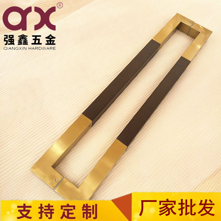 新中式仿金铝合金玻璃门拉手