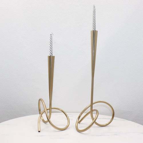 家居客厅视柜创意摆样设店板间软装饰品现代简约金属环绕酒BJ0000