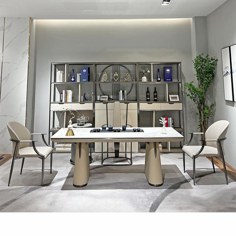 茶桌全套茶新式轻奢岩板茶GPX大茶台简约大中板泡茶桌椅桌组合台