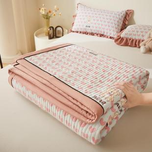 A类夹棉床舍2024新款 垫宿床ASK单人防滑 四通用榻榻米大盖炕盖床季