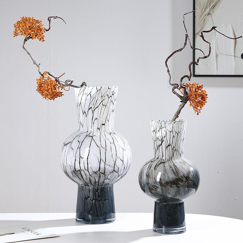 现几代线SS24-116条创意水墨色设计吊钟花瓶楼处酒售店厅茶创餐意