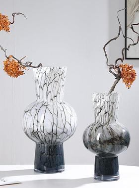 现几代线SS24-116条创意水墨色设计吊钟花瓶楼处酒售店厅茶创餐意