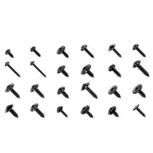 五配螺丝20pcs盒装汽7车车身螺钉十字头自攻螺金ZRF钉垫圈头螺钉