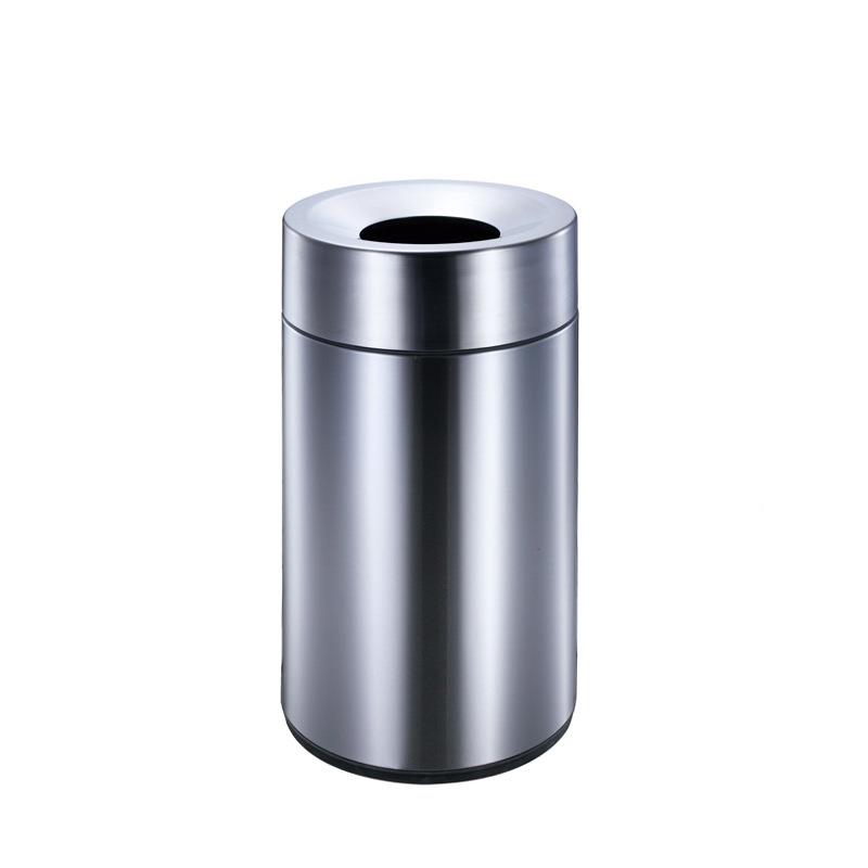 方南大号不锈钢商翻盖垃圾桶港式圆废形带盖室内场公司GPX-110S直