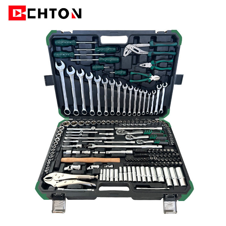 180件汽修机修棘轮两用工具箱