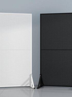 落洞洞板带轮子饰品袜子收件展览挂货架PNKF8yia五金工具置物地架