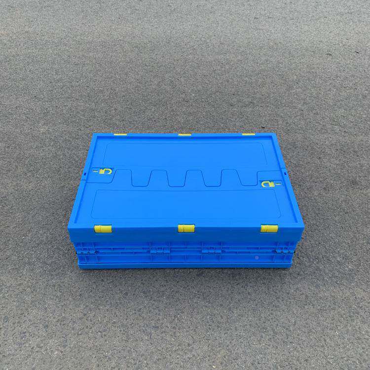 折箱600-转170配汽车件物流箱零件周折叠式叠包BVL装箱可配盖