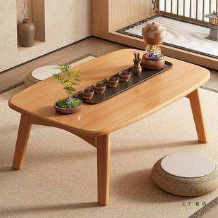 可小折叠飘窗桌YTH子家榻米茶几窗台炕桌床榻上用吃饭矮桌子学习