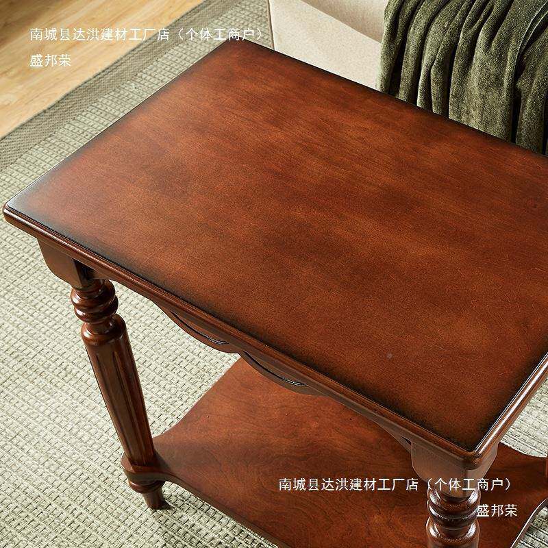 IBB沙发边几美式式角厅几客沙发柜边柜床头桌欧小茶几你花几迷小