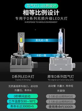 车LED大灯D系列直插式大灯1SD2DSDD1SD2SD3SD汽4S5SD8S自带解码车