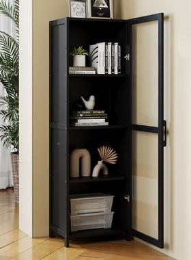 家简用书柜书架客落地储物柜简约现代靠IGZ墙厅置物架分层易收纳