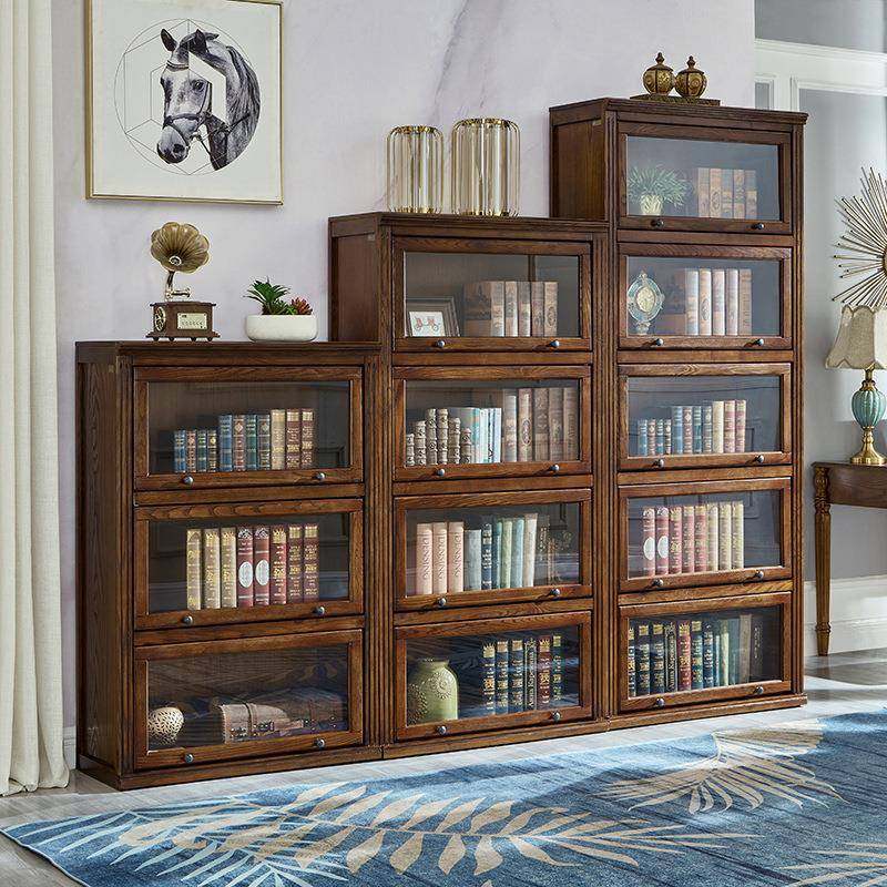 美式防尘书柜家用书书柜置物柜带一玻BSG璃落地实木门架体整墙置,鲜花速递/花卉仿真/绿植园艺,其它园艺用品,淘宝优惠券,粉丝福利购,淘宝优惠卷