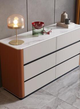 马鞍皮餐柜家用小物户床型入户边边柜客厅靠墙储柜卧室89615尾收