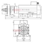 DEE高速精密机夹砂轮防水电磨主轴磨床主打MVA轴抛平面打磨光32轴