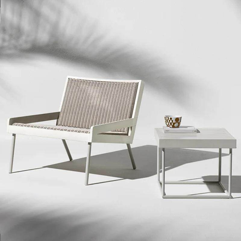 别墅阳台柚木花具25园户外具家家样板房室外实木藤编庭院户外沙发