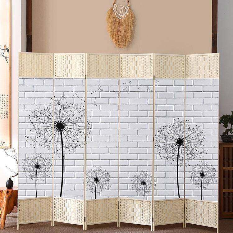 中式藤编折叠入户屏风隔断厅客办公室简约68806家用新移动实木装,基础建材,屏风,淘宝优惠券,粉丝福利购,淘宝优惠卷