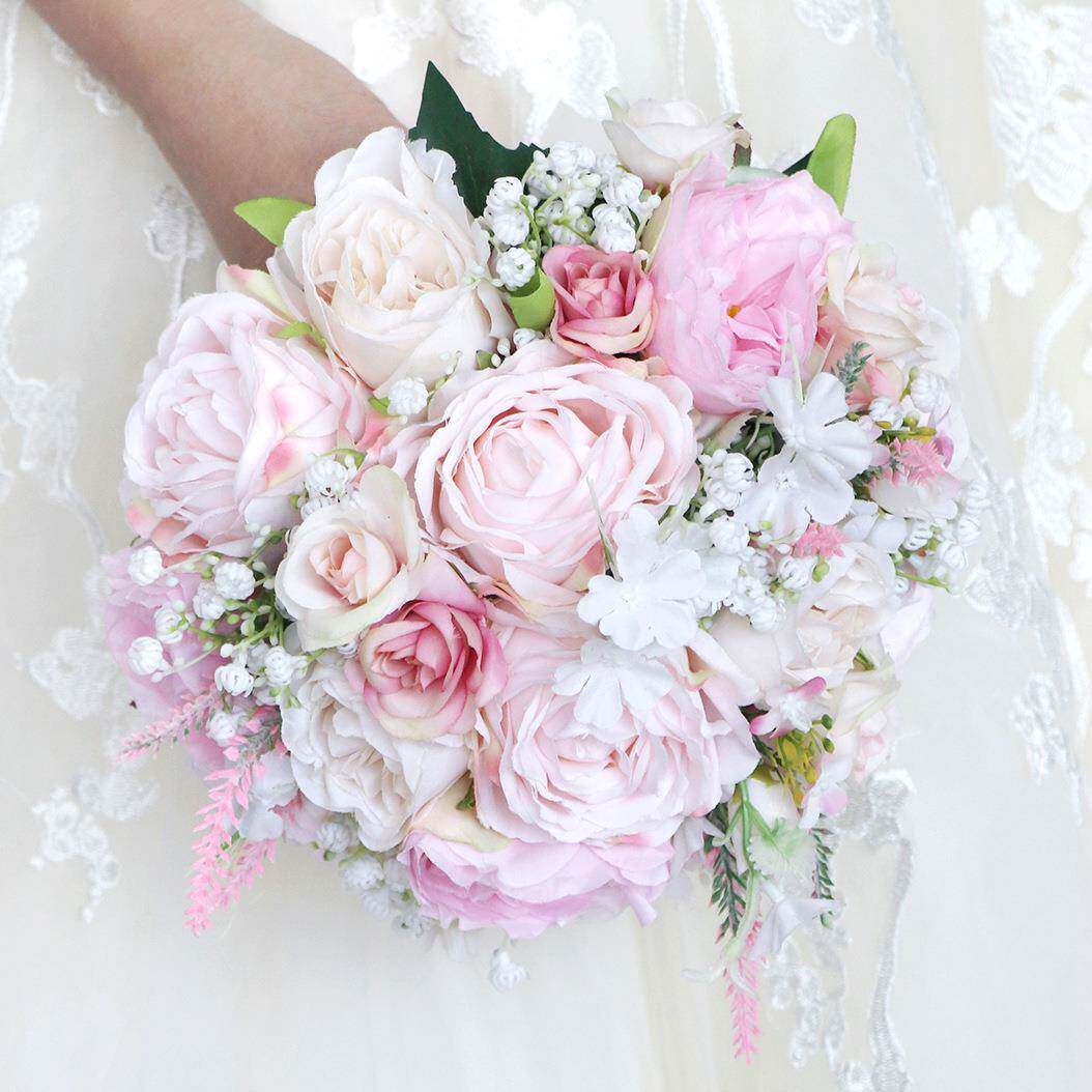 现货新娘手真捧花礼具仿花束影楼婚SP-20220拍照道结婚现场布置