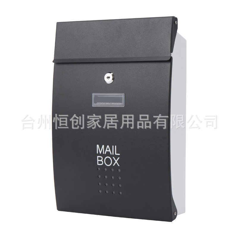 德国亚马逊热销不锈钢带锁信箱