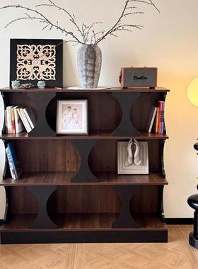 客厅古风柜子YFA多复古简约收纳关书柜客厅展示置中物玄柜落地书