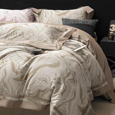 高支端A类240贡缎长绒棉ANF新疆四件套纯棉床棉单被套全夹棉床盖