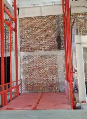 库升货梯四IMQ柱货降运升降机钢仓结构厂房升降台固定式升降平台