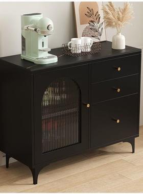 岩VGL板餐柜多功能茶边水柜客台厅古风家用靠墙收复纳储物柜吧柜