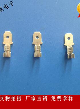 销售2.8NSI4.86.3直插片110/：187/250直端型公子公端插片