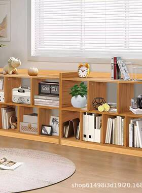 木质书架落地柜置物架客厅矮子物柜储子柜卧室收纳柜格简clzc9.1