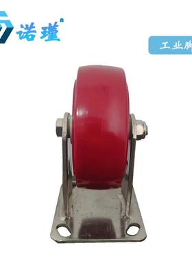 重型U304不锈钢P脚轮45684寸寸万向轮子带刹水车防防锈防腐蚀轮