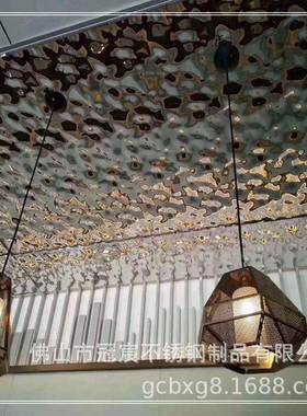 北京0大小波纹不锈钢北京大小彩不锈钢色板34201钛金大菱形小水水